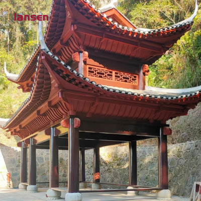 古建六角亭子按圖紙報(bào)價(jià) 園林景觀亭子 涼亭工程合作 上門(mén)測(cè)量尺寸